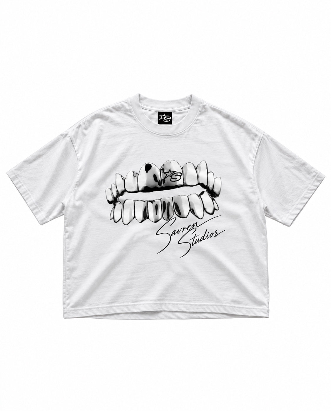 WHITE CHROME EDGE TEE